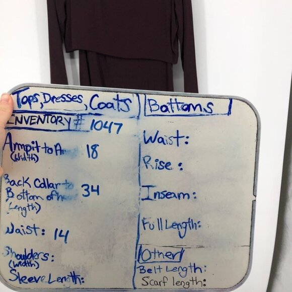 The Kooples Maroon Burgundy gold studded shoulder long sleeve mini dress 38 - Picture 13 of 16